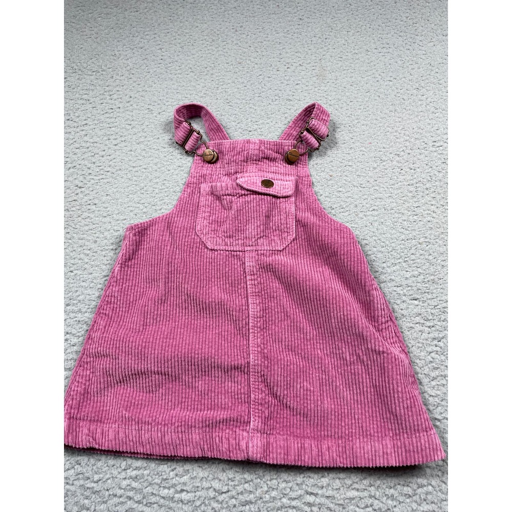 Zara Girls Size 18-24M Corduroy Overall Dress